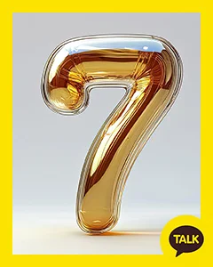 A Golden High Gloss Balloon 카카오톡 테마 카톡테마 무료 다운로드