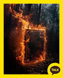 Burning Spellbook Of The Black Forest 카카오톡 테마 카톡테마 무료 다운로드