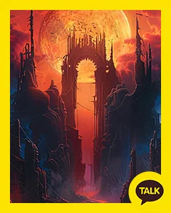 The Black City Of Volcanoes 카카오톡 테마 카톡테마 무료 다운로드